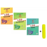 Editör Yayınları 7. Sınıflar İçin Giriş Seviyesi LGS Matematik Fen Türkçe Seti