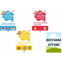 Erdem Çocuk Okul Öncesi 2 - 3 Yaş Etkinlik Seti