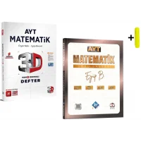 Eyüp B. AYT Matematik Video Defter Soru Bankası Seti 3D - KR Akademi Yayınları