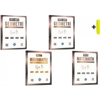 Eyüp B. TYT AYT Matematik Geometri Seti 4 Kitap KR Akademi Yayınları