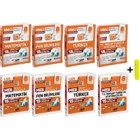 Gizli Lgs Meb Çıkmış ve Örnek Sorular Ve Deneme Matematik Fen Türkçe İnkılap Seti 8 Kitap