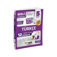 Gizli Yayınları 5. Sınıf Türkçe 12li Deneme-Meb Gibi Sordu