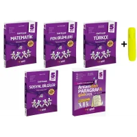 Gizli Yayınları 5. Sınıf Matematik Fen Türkçe Sosyal Değerlendirme Föyleri ve Paragraf