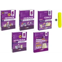 Gizli Yayınları 5. Sınıf Matematik Fen Türkçe Sosyal Paragraf Soru Seti