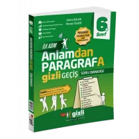 Gizli Yayınları 6. Sınıf Anlamdan Paragrafa Gizli Geçiş Soru Bankası Yeni