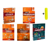 Gizli Yayınları 8. Sınıf LGS Matematik Fen Türkçe İnkılap Paragraf Usta İşi Soru Bankası Seti