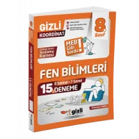 Gizli Yayınları Lgs 8. Sınıf Fen Bilimleri 15li Deneme-Meb Gibi Sordu