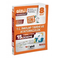 Gizli Yayınları Lgs 8. Sınıf T.c. Inkılap Tarihi ve Atatürkçülük 15li Deneme-Meb Gibi Sordu