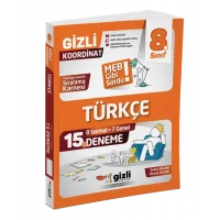 Gizli Yayınları Lgs 8. Sınıf Türkçe 15li Deneme-Meb Gibi Sordu