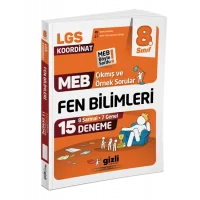 Gizli Yayınları Lgs Meb Çıkmış ve Örnek Sorular Fen Bilimleri 15li Deneme-Meb Böyle Sordu