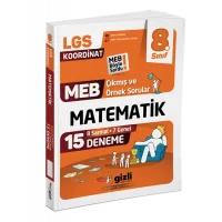 Gizli Yayınları Lgs Meb Çıkmış ve Örnek Sorular Matematik 15li Deneme-Meb Böyle Sordu