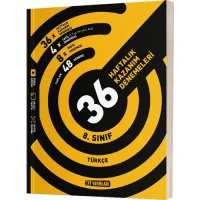 Hız Yayınları 8. Sınıf Türkçe 36 Haftalık Kazanım Denemeleri