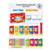 Kırmızı Beyaz 1.Sınıf Okuma Yazma Seti Mini Mini Bilginler Okuma Yazma Öğreniyor