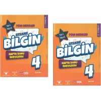 Kırmızı Beyaz Efsane Bilgin Hafta Sonu Ödevlerim 4.Sınıf (2 KİTAP)