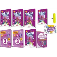Kırmızı Beyaz Tekno Set 3.Sınıf Tüm Dersler Seti Yeni 18 Kitap