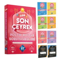 LGS Son Çeyrek Poster Notlar Soru Fasikülleri Kr Akademi Yayınları