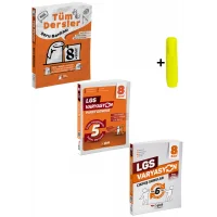 Lgs Varyasyon 5 Li Deneme Çıkmış Sorular Tüm Dersler Seti 3 Kitap Gizli Yayınları