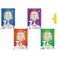 Newton 7. Sınıf Matematik Fen Türkçe Sosyal Adım Adım Zirveye Soru Bankası 4 Kitap Set