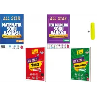 Newton 7. Sınıf Matematik Fen Türkçe Sosyal All Star Soru Bankası 4 Kitap Set