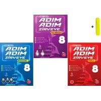 Newton 8. Sınıf Matematik Fen Türkçe Adım Adım Zirveye Soru Bankası Yeni