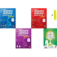 Newton 8. Sınıf Matematik Fen Türkçe İnkılap Adım Adım Zirveye Soru Bankası Yeni