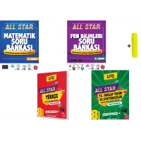 Newton 8. Sınıf Matematik Fen Türkçe İnkılap All Star Soru Bankası 4 Kitap Set