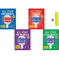 Newton Yayınları Yeni 5.Sınıf All Star Soru Bankası Matematik Fen Türkçe Sosyal