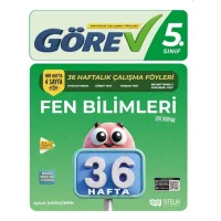 Nitelik 5.Sınıf Görev Fen Bilimleri 36 Haftalık Çalışma Föyleri