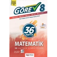 Nitelik 8.Sınıf Görev Matematik 36 Haftalık Görev Föyleri