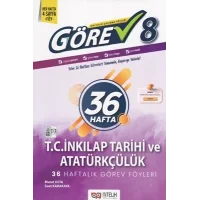Nitelik 8.Sınıf Görev T.C İnkılap Tarihi ve Atatürkçülük 36 Haftalık Görev Föyleri