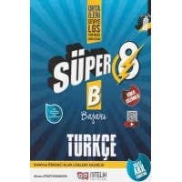 Nitelik Süper 8. Sınıf Türkçe B Başarı Orta ve İleri Seviye Yeni Nesil Soru Kitabı