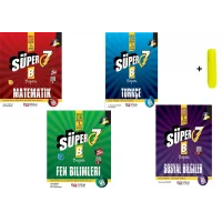 Nitelik Yayınları 7. Sınıf Süper B ( Başarı) Tüm Dersler Soru Bankası 4 Kitap