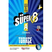 Nitelik Yayınları 8. Sınıf Yeni Nesil Süper Türkçe (A) Soru Kitabı