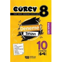 Nitelik Yayınları 8.Sınıf Görev 10 Deneme Sınavı (6 Sarmal + 4 Genel)
