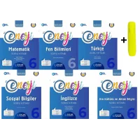 Palme 6.sınıf Enerji Matematik Fen Türkçe Sosyal İngilizce Din Soru Kitabı *yeni*