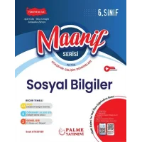 Palme Yayınları 6. Sınıf Maarif Serisi Sosyal Bilgiler Haftalık Deneme 40 Föy