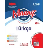 Palme Yayınları 6. Sınıf Maarif Serisi Türkçe Haftalık Deneme 40 Föy