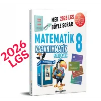 Sinan Kuzucu Yayınları 2026 LGS 8. Sınıf Matematik Kazanımmatik Soru Bankası