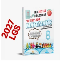 Sinan Kuzucu Yayınları 2027 8. Sınıf Bi Tık Zor Matematik Soru Bankası