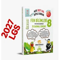 Sinan Kuzucu Yayınları 2027 8. Sınıf İlk Doz Fen Bilimleri Sarmal Deneme LGS Hazırlık Kitabı
