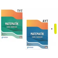 Supara Yayınları TYT AYT Matematik Soru Bankası Seti Yeni 2 Kitap