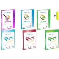 Üç Dört Beş TYT Matematik Fen Türkçe Fizik Kimya Biyoloji Deneme 6 Kitap Yeni
