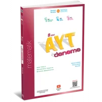 ÜçDörtBeş Yayınları AYT 8li Matematik Deneme Yeni