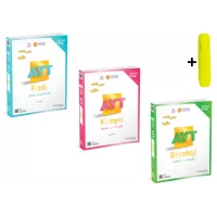 ÜçDörtBeş Yayınları AYT Fizik Kimya Biyoloji Soru Bankası Yeni