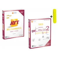 ÜçDörtBeş Yayınları AYT Matematik Geometri Soru Bankası Seti Yeni