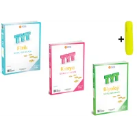 ÜçDörtBeş Yayınları TYT Fizik Kimya Biyoloji Soru Bankası Seti 3 Kitap Yeni