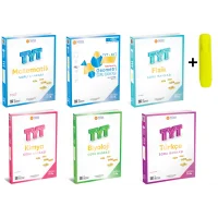 ÜçDörtBeş Yayınları TYT Tüm Dersler Soru Bankası Seti 6 Kitap Yeni