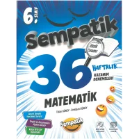 Ünlüler Karması 6.Sınıf Matematik Sempatik 36 Haftalık Kazanım Denemeleri