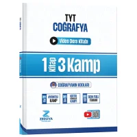 Zeduva Yayınları Coğrafyanın Kodları TYT Coğrafya 1 Kitap 3 Kamp Video Ders Kitabı