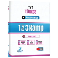 Zeduva Yayınları Türkçe Saati TYT Türkçe 1 Kitap 3 Kamp Video Ders Kitabı